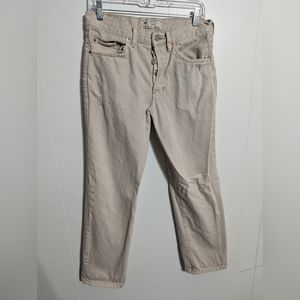 Free People straight leg jeans - size 26 - beige